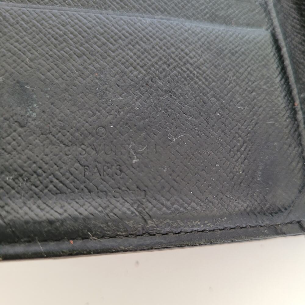 Vintage Louis Vuitton Damier Men's Authentic LV Graphite Bi-Fold Leather Wallet - Picture 4 of 13